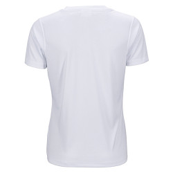 T-shirt  col "V" Blanc