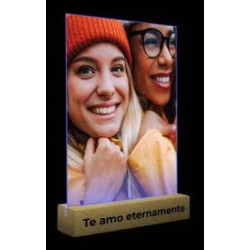 Cadre photo en verre Lumineux